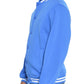 Mens Fleece Snap Button Varsity Jacket