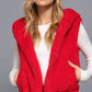 Hoodie Faux Fur Vest