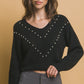 Pearl details sweater