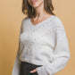 Pearl details sweater