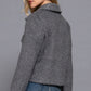 Long Slv Teddy Fleece Short Jacket